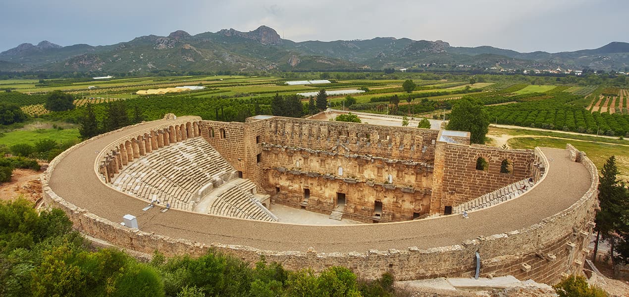 aspendos nerede